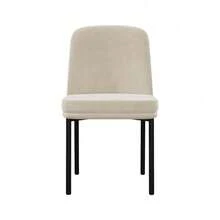 Dining Chairs - Beige + Velvet-3 - View 9