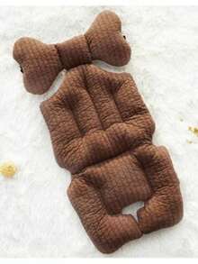 1pc Baby Stroller Seat Cushion, Infant Car Seat Thickened Cotton Pad - Multicolor - View 11