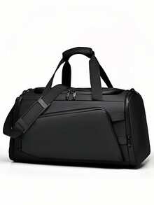 极简主义男士运动健身、瑜伽、运动包，带独立鞋仓，大容量男士旅行包，方便携带，可单肩背或手提，周末过夜包，适合大学生短途旅行行李包
