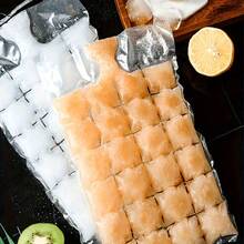 240pcs/10pcs One-Time Use Ice Packs, 24-Grid Leak-Proof Ice Tray, Compact Freezer Tray Suitable For All Seasons, Outdoor Kitchen And Beverage Cooling, Easy To Fill Design, Essential Refrigerator Accessory And Party Supply, Great For Making Ice Cubes - Multicolor - View 12