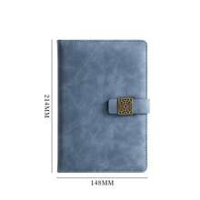 1 pieza Juego de cuaderno de cuero personalizado (con bolígrafo), cuaderno personalizado, juego de regalo de cuaderno de piel sintética, cuaderno de negocios con logotipo personalizado, libreta A5, diario de reuniones de trabajo - Multicolor - Ver 21