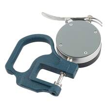 Medidor de Espesor, Herramienta de medición de Espesor Papel de Pantalla Digital Tela de Cuero Medidor de Espesor Herramienta de medición, Rango de Medición de 0-12.7mm, Precisión de 0.01mm - Verde Oscuro - Ver 7