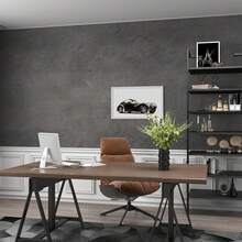 3D防水、防油、哑光质感、可移除水泥/混凝土纹理贴纸，适用于卧室、厨房、浴室、健身房、餐厅墙面装饰