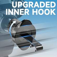 1个金属挂钩车载手机支架 - 可调节防水支架，适用于所有手机型号，可安装在空调出风口和仪表盘上，防抖GPS支架 - 彩色 - 查看 8