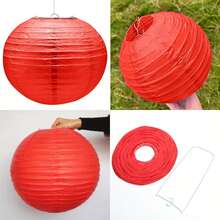 2026红色可折叠纸灯笼，新年纸灯笼，多用途悬挂装饰 - 包含4种尺寸，可重复使用，适用于中国新年、生日、婚礼和圣诞节等特殊场合的装饰，无需用电，充满欢乐