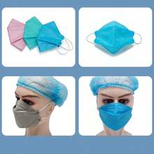 20 Mascarillas KN95 Premium: Protección Transpirable de 4 Capas, Equipo de Desechable para Adultos, Protección Laboral Mejorada, Cómodas de Usar, Varios Colores para Elegir, Regalo de Pascua, 7.9 Pulgadas de Largo, 8 Pulgadas de Ancho, Simples y Hermosas, Adecuadas para el Hogar, Exteriores y Hospitales. - Blanco - Ver 5