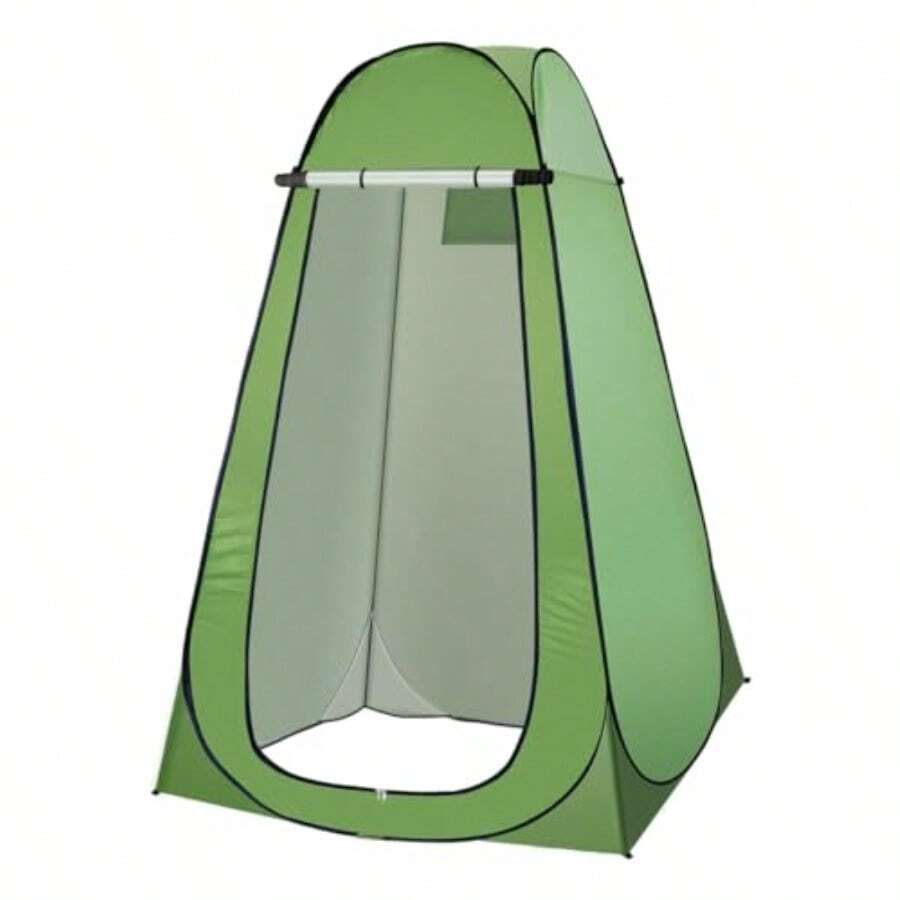 Raganet Casa de Campaña Pop Up Baño Plegable Cambiador Carpa de Ducha Impermeable Cabina de Privacidad con Bolso de Alamacenamiento - como en la foto - Ver 1