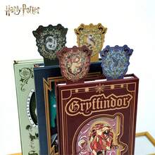 Harry Potter 5Pcs/Set  Bookmark, Cartoon Colorful  Four Colleges Badge Bookmark Paper Birthday Party Favors For Fans And Book Lovers, Office Supply[Officially Licensed] - Multicolor - View 6