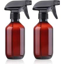 Triko Set de 2 Botella Spray Atomizador de Agua Pulverizador y Rociador de Agua para Plantas Botellas Rociadoras Sin BPA Recipientes Recargables de 10 Onzas con Niebla Fina Ambar - Depósito - Ver 1