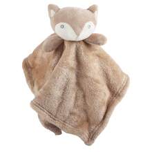 Bebé comodidad dibujos animados lindo relajante coral terciopelo juguete sueño apaciguar toalla - Caqui - Ver 1