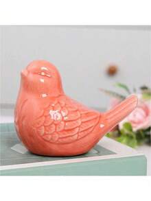 1pc Cute Bird Decor, Realistic Decoration For Modern Living Room, Study, TV Cabinet, Home Ceramic Ornament, Foyer Cabinet Decor, Available In Multiple Bird Colors - Multicolor - View 5