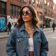 1 Pair Women's Metal Half-Frame Fashion Glasses, Suitable For Everyday Wear - Multicolor - View 2