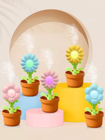 هذا المرطب الزهري الجديد يتميز بتصميم على شكل زهرة جميلة، مناسب للاستخدام المنزلي. إنه هادئ وقابل للنقل، كما أنه مناسب لغرف السكن الجامعي ومكاتب المكاتب. إنه خيار مثالي لديكور المنزل والغرفة والمكتب وغرفة المعيشة والسفر والتخييم وترطيب النوم المنزلي. كما أنه يشكل أفضل هدية عيد ميلاد للعائلة والأصدقاء.