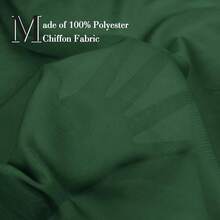 P Pothuiny Women Chiffon Sheer Shawl Wraps For Evening Dresses, 79inchx24inch Lightweight Soft Chiffon Scarfs Wedding Party Bridal,79inchx24inch,DarkGreen - 深綠色 - 查看 6