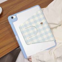 Y型折叠支架，高清UV印刷，360°旋转iPad保护壳，兼容iPad 11（2025款）、iPad Air 11/13（2025款M3）、iPad Air（M2）（11/13英寸）、iPad Air 4/5/6（10.9英寸）、iPad Pro（11英寸）、iPad Pro（12.9英寸）、iPad（10.2英寸）、iPad（第九代/第十代）、iPad 10.9/Air 5/Air 4（10.9英寸）、iPad Pro（2018款11英寸）、iPad Pro（20/21/22款11英寸）、iPad Air（2024款11英寸）、iPad Air 6等多种型号，保护套设计，支持多角度调节，六向支架摆放，内置笔槽，透明后盖。防摔保护，自动唤醒/睡眠功能 - 彩色 - 查看 6