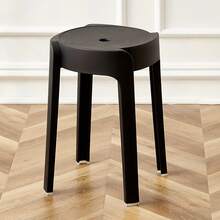 6 Pcs 330 Lbs Load Bearing Plastic Stool Stackable Portable Round Nesting Stools Backless Bar Stool Seating - Multicolor - View 5