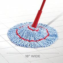 MAX Microfiber Floor Mop – 99% Bacteria Removal With Only Water, Reusable Pads For Kitchen, Bathroom & Living Room - mặc định - Xem 6