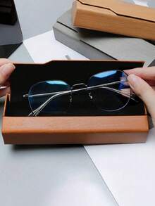 Customizable Eyeglass Case - Personalized Name/Text, Crush-Proof & Scratch-Resistant Eyewear Storage Box, Suitable As Birthday/Graduation Gift For Men & Women, Fits Prescription Glasses & Contact Lenses - Durable & Portable Case - Multicolor - View 5