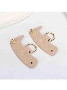 2pcs PU Leather Crossbody Shoulder Bag Strap Buckles, Adjustable No-Punch DIY Purse Making Essential Accessories, Lace-Up Type, Purse Strap, DIY Wallet Making - Multicolor - View 10