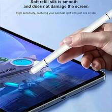 2pcs/Set High Precision 3-In-1 Stylus Pen, Compatible With Apple IPad, Apple Pencil, Writing & Drawing Capacitive Pen Gifts For Mother, Family, Friends, Kids, Birthday, Holiday - Multicolor - View 4