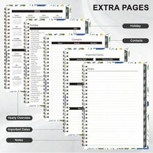 2026 Planner - January 2026 To December 2026, A5 Size (6.3 X 8.4 Inches), Weekly & Monthly Planning, 2026 Calendar Planner, With 12 Month Tabs - Multicolor - View 3