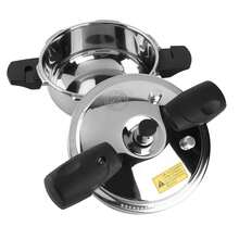 Olla de presión Easy capacidad para 2 litros de acero inoxidable, Cocina más rápido yseguro, incluye 6 sistemas deseguridad - Plateado - Ver 6