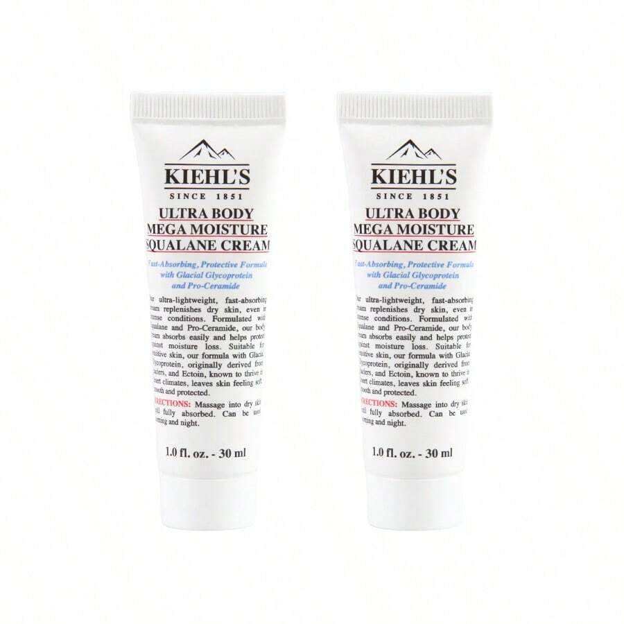 Kiehl's Ultra Body Mega Moisture Squalane Cream - 30ml*2 - View 1