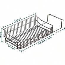 Escurridor de Trastes 304 Acero Inoxidable Escalable Organizador de Platos sobre Fregadero Escurridor de Cubiertos Impermeable y Antioxidante Aecador de Trastes Cocina & cocina | cocina accesorios | escurridor de trastes