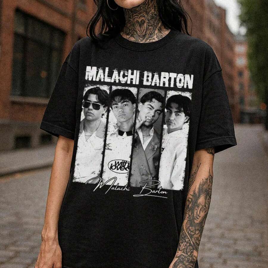 Malachi Barton Descendants Zombies Tour Comfort Shirt, Descendants Character Oufit, Trending Tee, Disneyland Vacation Trip Gift 2025 - 黑色 - 查看 1