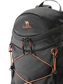 CAMEL CROWN Foldable Large Capacity Travel Backpack, Short Trip Fitness Storage Bag - Phantom Black - View 2