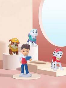 2/6/12pcs Paw Patrol Collection, Including Puppy Figurines & Decorations, Various Styles Like Chase And Skye (12pcs/Set), Random Colors And Designs. This Series Includes Birthday Decorations, Best Friend Holiday Gifts, Party Decorations, Suitable For Party, Wedding Decor - Multicolor - View 3