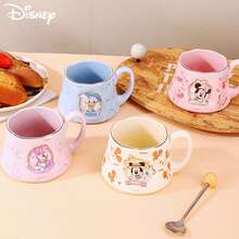 Disney 迪士尼官方米奇陶瓷咖啡杯，儿童卡通浮雕饮具，可爱家居杯 - 彩色 - 查看 2