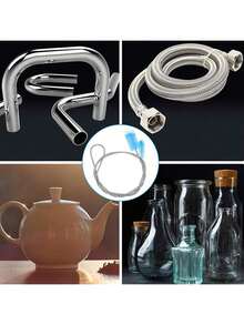 Estilo61 PulgadasLimpiador De Nailon De Doble Extremo,Cepillo Para Polvo De Drenaje Flexible De Acero,Manguera EláStica Botella De Limpieza Cepillos 2 Cepillos De PajaVersióN Mejorada - 1 - Ver 9