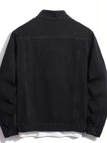 2026 Spring/Fall Collection Men's Jacket Self-Cultivation Men's Jacket Comfortable Men's Outerwear All-Season Men's Outerwear Everyday Commute & Holiday Party Men's Jacket Men's Outerwear Gift-Worthy Men's Outerwear - 黑色 - 查看 2