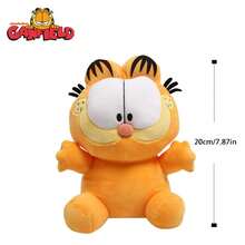 GARFIELD 1个全新柔软坐姿加菲猫毛绒玩偶，适合作为儿童生日礼物、女友礼物、情人节礼物、家庭小礼物、斋月礼物。 - 彩色 - 查看 11