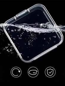 分格收纳盒，可存放装饰品、零件、化妆品、珠子、珠宝等，防尘整理，适合居家、车载、户外便携使用。 - 彩色 - 查看 2