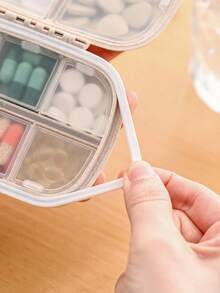 Portable Pill Case, Travel Essential, Moisture-Proof Pill Box, Reusable, Unisex, Daily Medication Plan Pocket, Can Store Vitamins, Medicines And Supplements, Suitable For Home, Travel, Outdoor, Office, Back To School - Multicolor - View 4