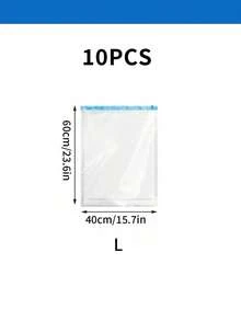 10/5/3/1pc Vacuum Storage Bags, Vacuum Bags, Clothes Vacuum Bags, Foldable Storage Bags, Manual Air Pump Bags, Thick Hand Roll Storage Bags, Travel Clothes Storage Bags, Vacuum Compression Bags, Luggage Clothes Vacuum Storage Bags