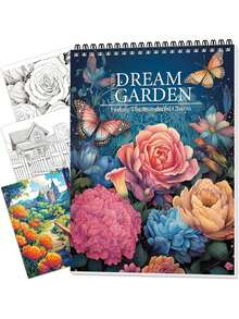 EstiloLibro Para Colorear Para Adultos Con RelajacióN, DiseñO Espiral Y ImpresióN Unilateral, Libro De Colorear De Flores Con Papel Grueso, Ideal Para Adultos Aliviar EstréS Y AnsiedadVersióN Mejorada - Mundo oceánico - Ver 8