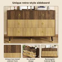 Modern Sideboards, Cabinets, Storage Cabinets, Chest Of Drawers, Suitable For Living Room/Dining Room/Entryway, 120 X 40 X 81cm (W/H/D) - 1 - View 10