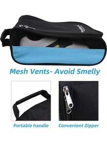 Bolsa portátil para zapatos de golf para viajes al aire última intervensión, con cierre, impermeable y transpirable, para hombres y mujeres, Azul, Bolsas de zapatos de golf,37280281 - Amarillo Mostaza - Ver 5