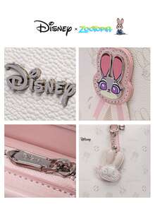 迪士尼官方授权女士商务休闲包，疯狂动物城联名款，朱迪·霍普斯简约大容量单肩包，时尚百搭，适合工作、通勤和休闲 | 复古小众设计，女士必备