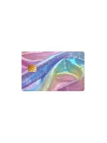 Pegatinas de tarjeta de crédito de colores arcoíris, película protectora de PVC adecuada para tarjetas de débito, pegatina decorativa duradera y personalizada para tarjetas bancarias, diseño retro de tarjeta, resistente al agua y a los arañazos para tarjetas y llaves - Multicolor - Ver 12