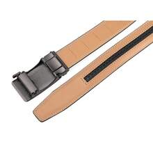 Men's Belt, Ratchet Dress Casual Belt With Adjustable Automatic Buckle Trim To Fit,36inch-40inchWaistAdjustable,Black-02 - 黑色-02 - 查看 9