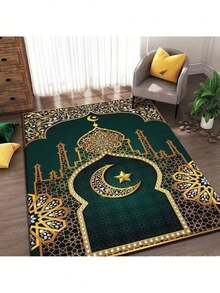 1pc Ramadan Prayer Mat, Prayer Rug, Salat Mat, Ramadan Prayer Carpet, Daily Prayer Mat - Multicolor - View 1