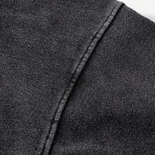 Mens Hoodies Oversized Unisex Acid Wash Hoodie Heavyweight Fleece Vintage Cotton Sweatshirt Men Women Streetwear - A-đen a - Xem 4