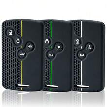 Silicone Car Key Cover Case For Renault Duster Kaptur Clio Captur Logan Megane 2 3 Laguna Fluence Zoe Koleos Scenic - Type a - View 3