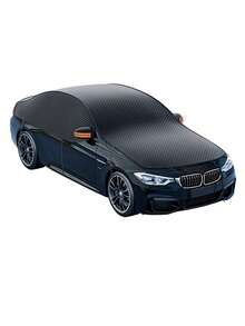 Capa de Carro Universal Impermeável de Tecido Oxford de 450/520cm, Proteção Solar, Isolamento Térmico, Anti-Geada, Anti-Neve, Anti-Poeira, Adequada para Uso Externo em Todas as Estações - Multicolorido - Visão 10