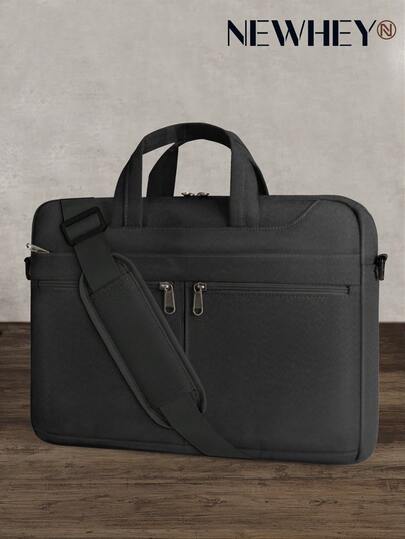NEWHEY Vattentät 15,6-tums laptopväska för män - Snygg och hållbar laptopväska med flera fickor för affärer och resor