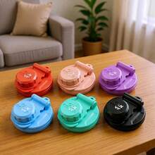 可重复使用的饮料罐盖，带旋转盖，保持饮料新鲜，防止虫子/灰尘进入 - 适用于啤酒、能量饮料、汽水罐 - 易于使用的密封罐盖，适合家庭、办公室和聚会使用